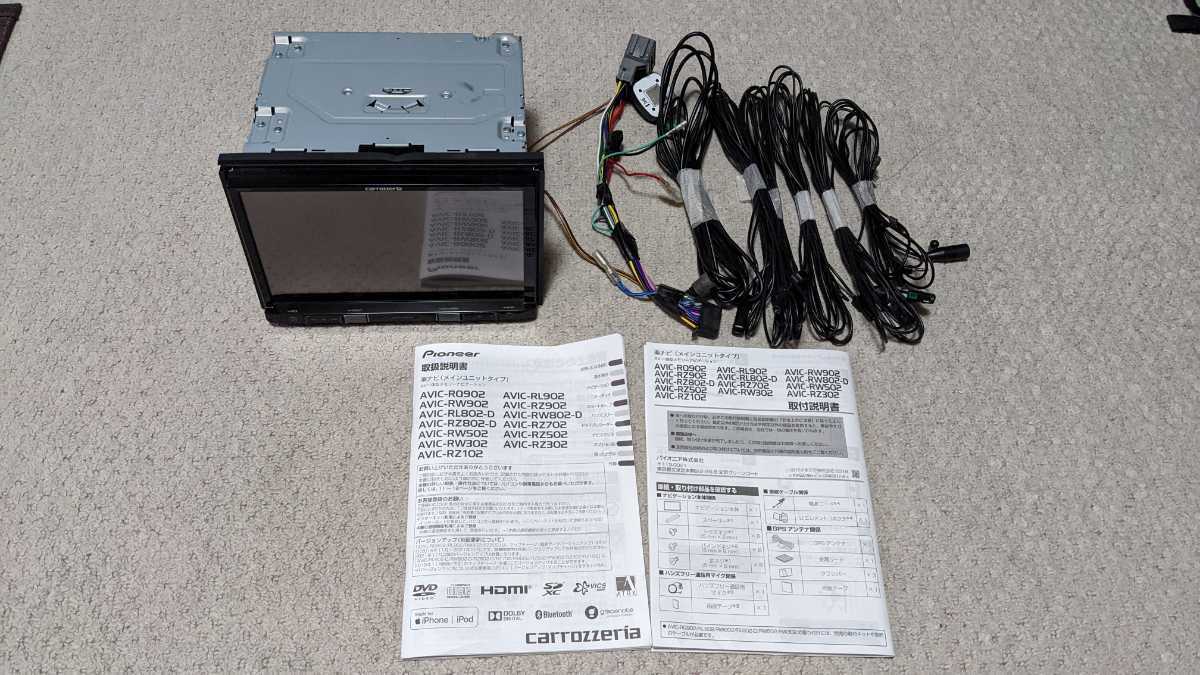 AVIC-RL802-D carrozzeria Pioneer SDナビ 動作保証付き⁄⁄Pioneer 地