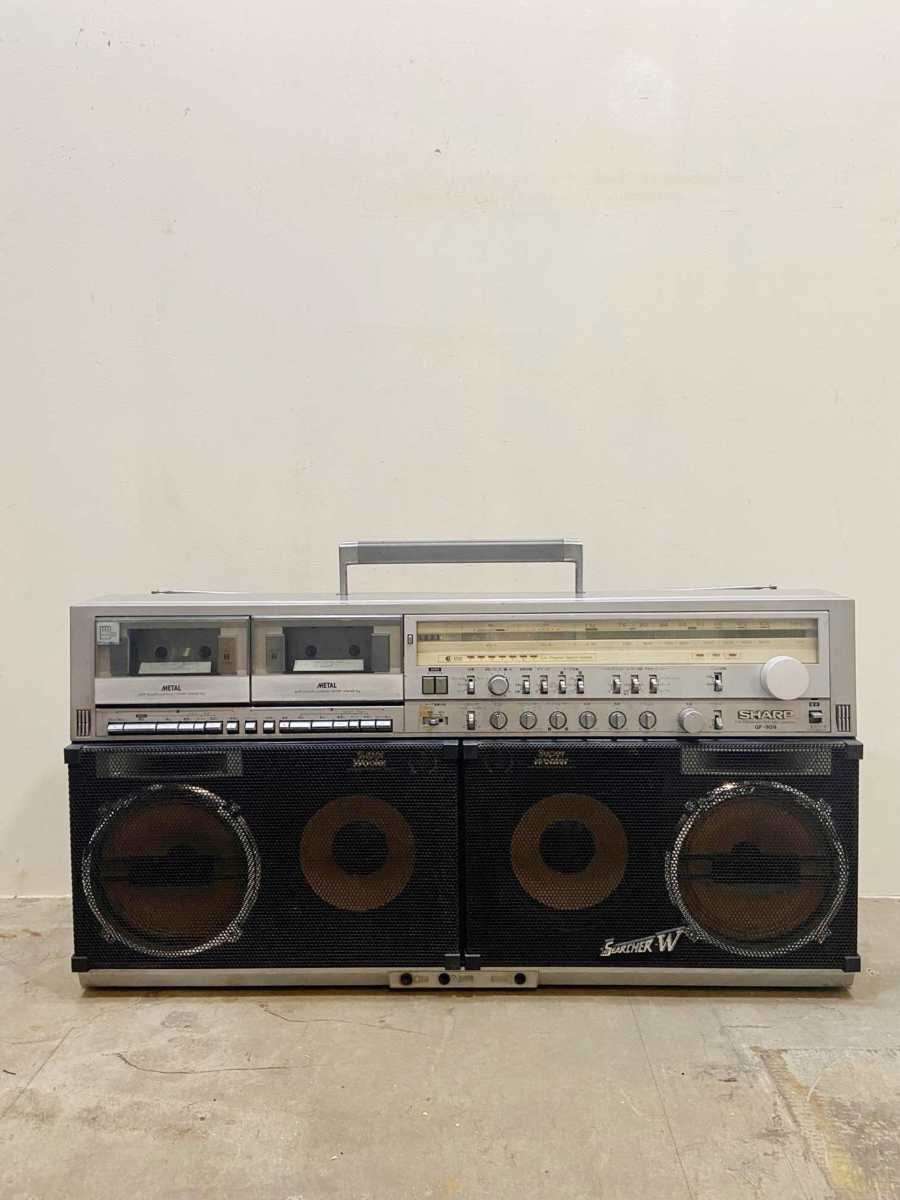 SHARP シャープ GF-909 ラジカセ カセットプレーヤ- 大型 昭和 レトロ