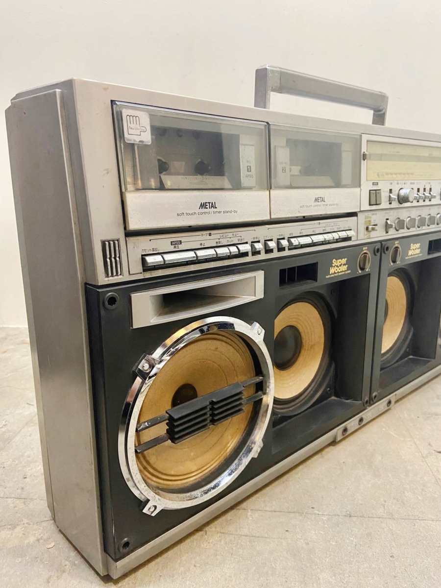 SHARP シャープ GF-909 ラジカセ カセットプレーヤ- 大型 昭和 レトロ