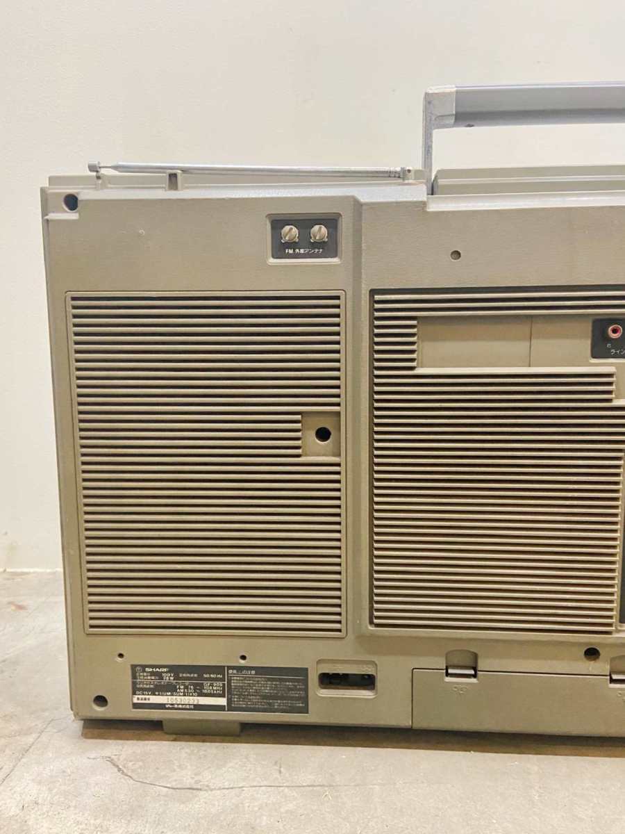 SHARP シャープ GF-909 ラジカセ カセットプレーヤ- 大型 昭和 レトロ