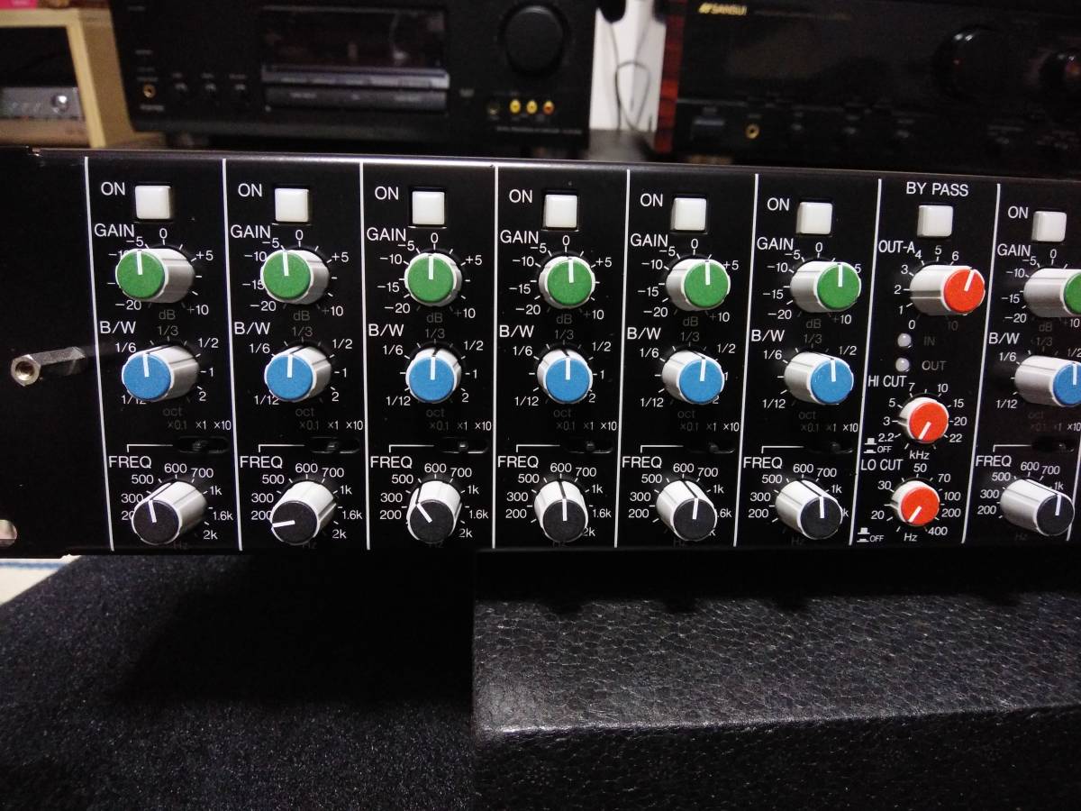 HYFAX 不二音響 パラメトリックイコライザー PEQ-622 動作品