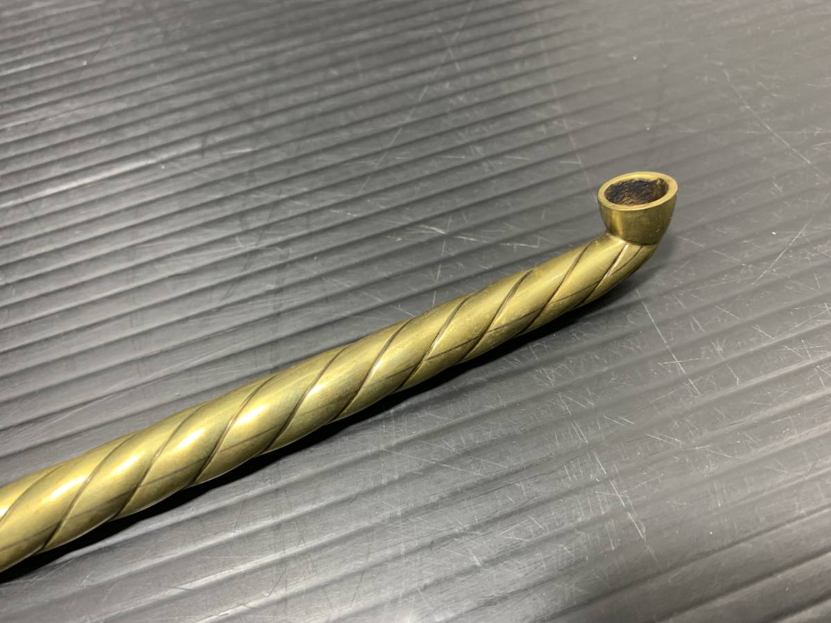 ◇煙管 キセル レトロ 骨董 直径約25.5cm 重さ75g 喫煙具 パイプ 