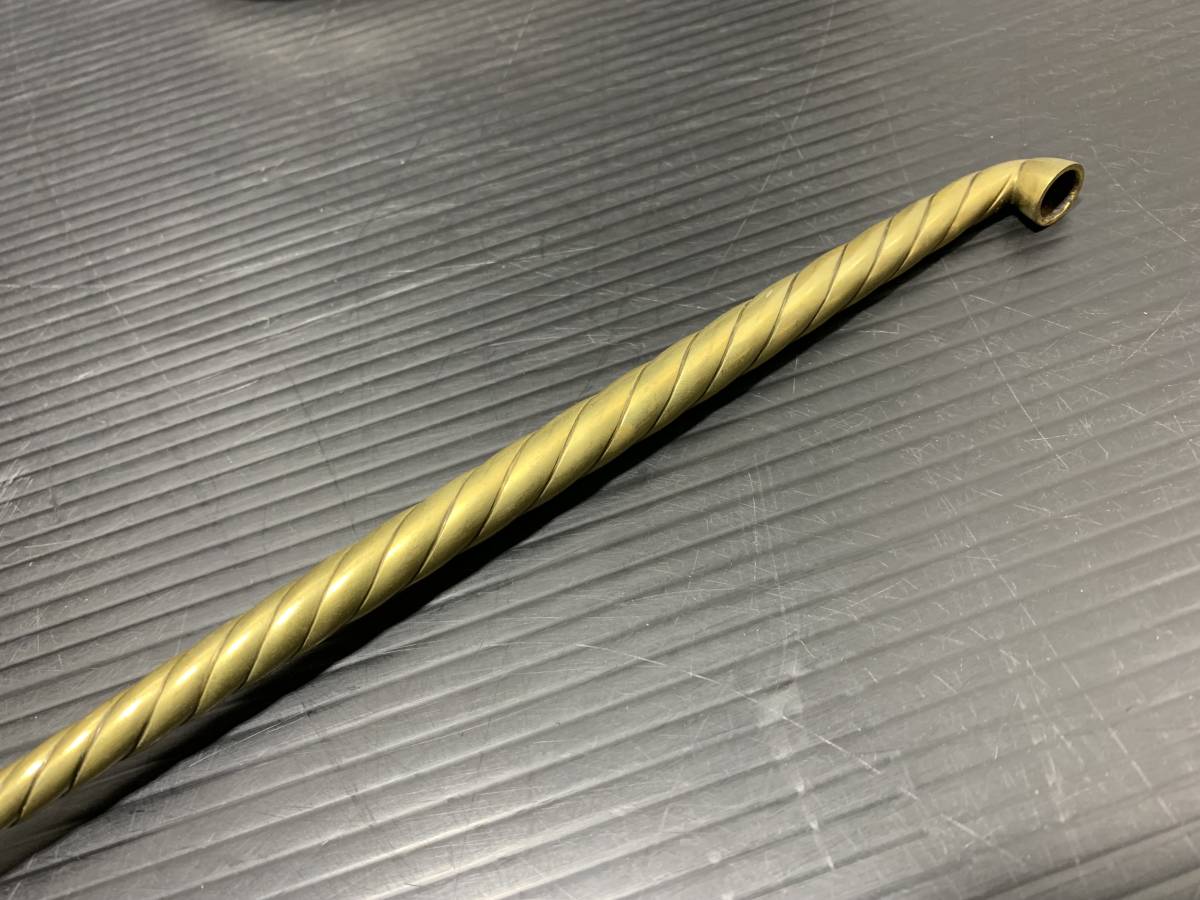 ◇煙管 キセル レトロ 骨董 直径約25.5cm 重さ75g 喫煙具 パイプ 