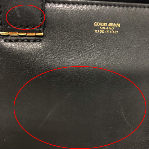 ジョルジオアルマーニ GIORGIO ARMANI トートバッグ レザー ワンポイント ロゴ 黒 ブラック レディース ジョルジオアルマーニ GIORGIO ARMANI 超美品 高級レザータグ ベージュ