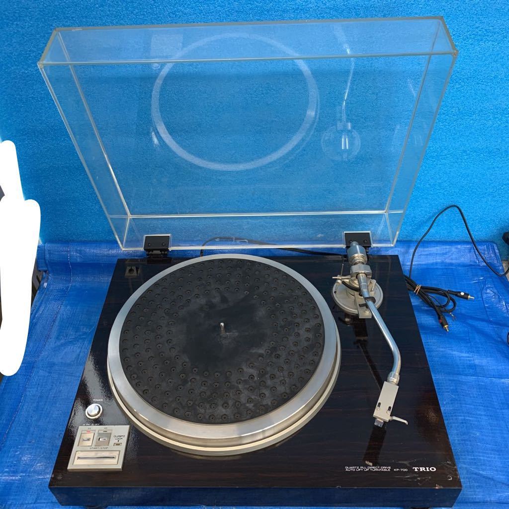 NO.03208.120.. TRIO トリオ KP-700 ターンテーブル レコードプレイヤー 通電確認 動作未確認 現状ジャンク品 TRIO KP-700 レコードプレーヤー Used NO.03208.120.. メルカリ