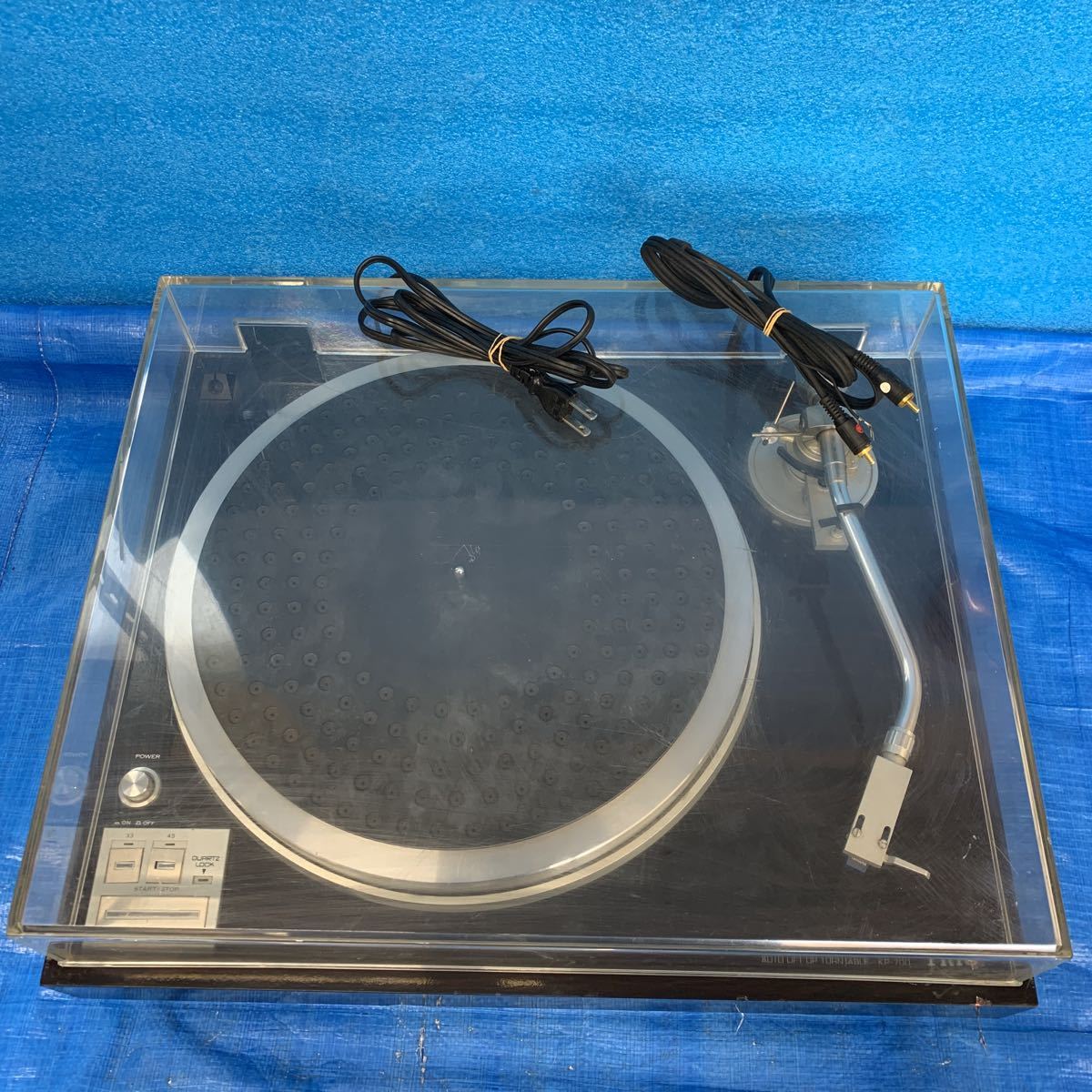 NO.03208.120.. TRIO トリオ KP-700 ターンテーブル レコードプレイヤー 通電確認 動作未確認 現状ジャンク品 TRIO KP-700 レコードプレーヤー Used NO.03208.120.. メルカリ