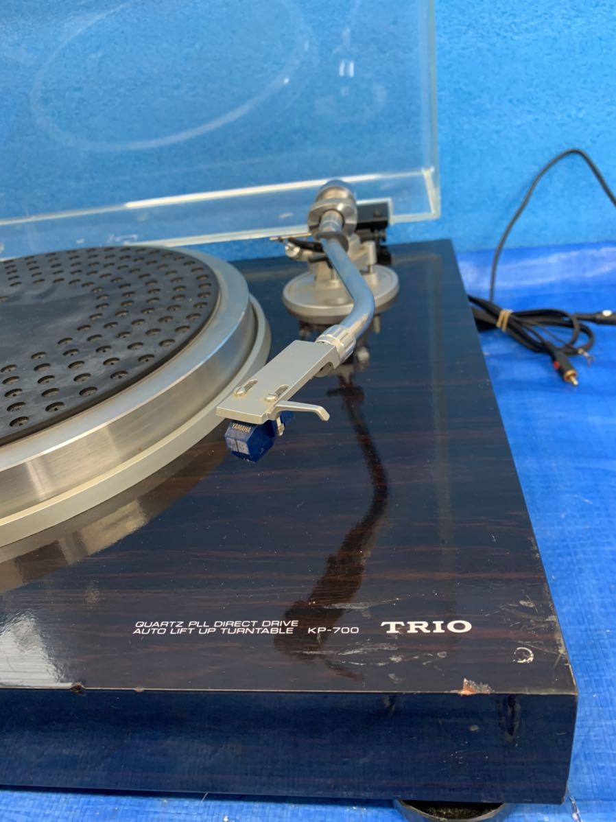 NO.03208.120.. TRIO トリオ KP-700 ターンテーブル レコードプレイヤー 通電確認 動作未確認 現状ジャンク品 TRIO KP-700 レコードプレーヤー Used NO.03208.120.. メルカリ