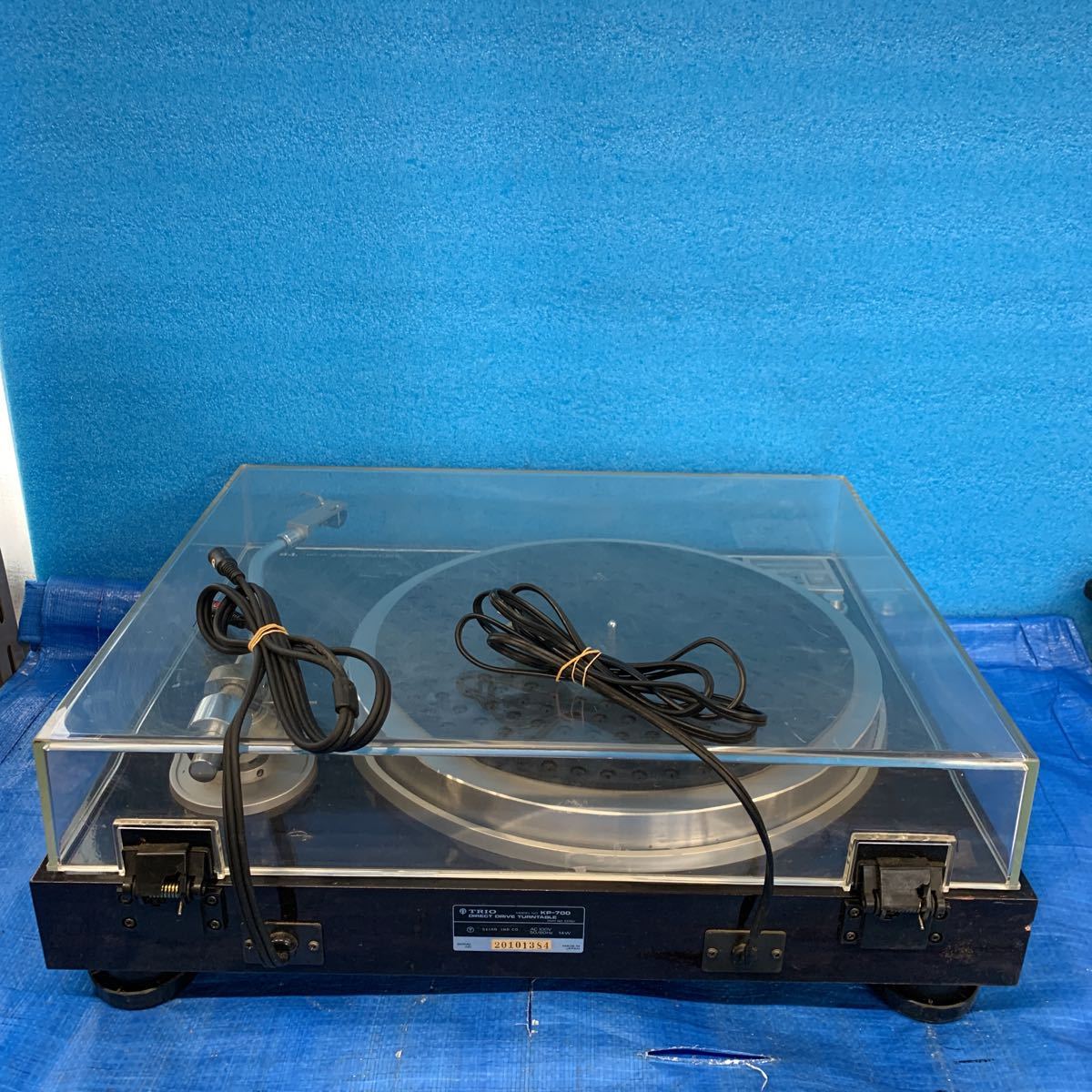 NO.03208.120.. TRIO トリオ KP-700 ターンテーブル レコードプレイヤー 通電確認 動作未確認 現状ジャンク品 TRIO KP-700 レコードプレーヤー Used NO.03208.120.. メルカリ