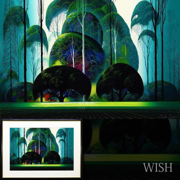 真作】【WISH】アイベン・ロール Eyvind Earle「グリーン・フォレスト