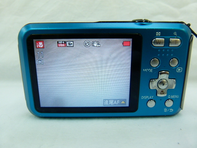 ◆◆Panasonic パナソニック◆LUMIX ルミックス DMC-FT20 防水防塵カメラ ブルー◆USED品 M8874 LUMIX Panasonic パナソニック ホワイト ボディ DMC-FH8