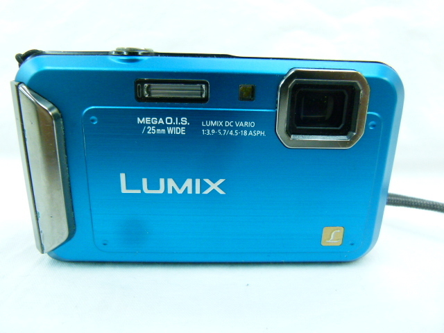 ◆◆Panasonic パナソニック◆LUMIX ルミックス DMC-FT20 防水防塵カメラ ブルー◆USED品 M8874 LUMIX Panasonic パナソニック ホワイト ボディ DMC-FH8