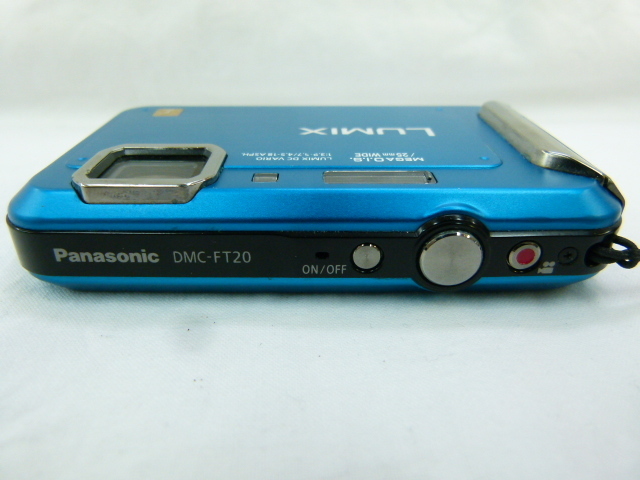 ◆◆Panasonic パナソニック◆LUMIX ルミックス DMC-FT20 防水防塵カメラ ブルー◆USED品 M8874 LUMIX Panasonic パナソニック ホワイト ボディ DMC-FH8
