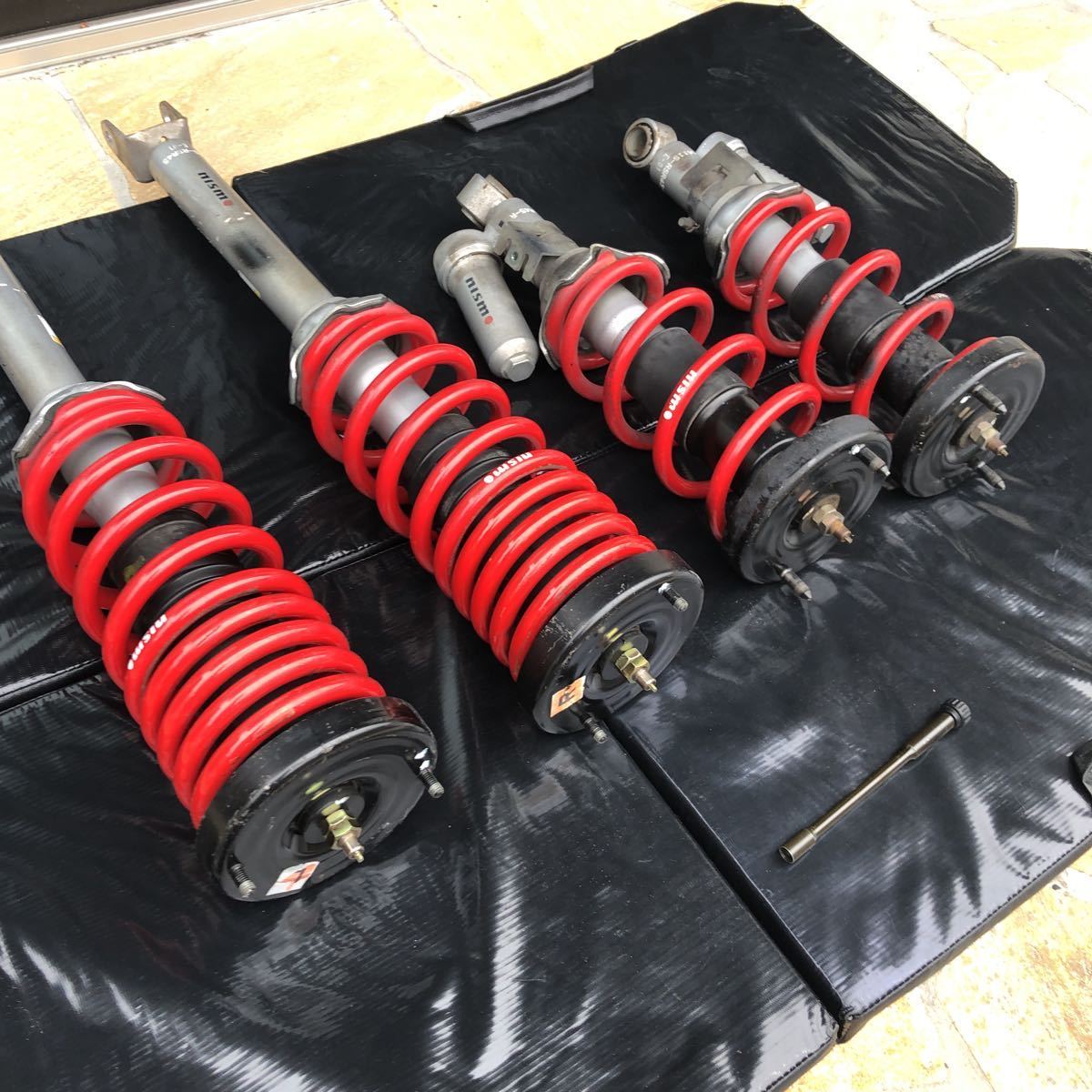 早い者勝ち 美品 ニスモ NISMO 純正 サスペンション 日産 BNR34 BCNR33 スカイライン GT-R 純正 S-tune R33 R34 Sチューン 減衰調整ありGTR NISMO | ニスモ SUSPENSION KIT ヤマダ