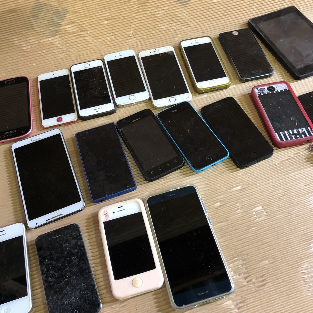 iPhone 6 スマホ 色々 大量 iPhone 0 ジャンク 画面割れ箱あり 6の 128GB版