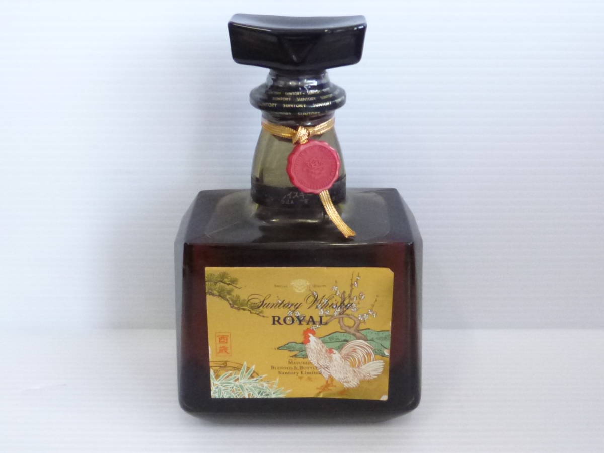 49189◇古酒/未開栓 Suntory/サントリー ローヤル 酉歳 干支ラベル