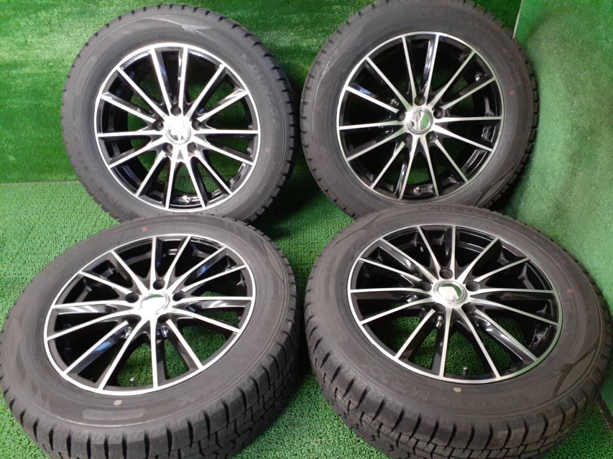 DUNLOP WINTER 溝有 ダンロップ ウインターマックスWM02 225/55R17 