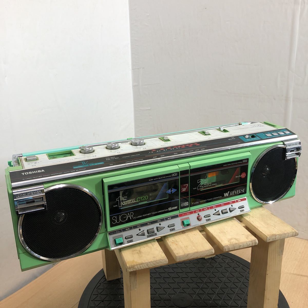 TOSHIBA RT-SW7 SUGAR 東芝 ステレオラジオカセットレコーダー