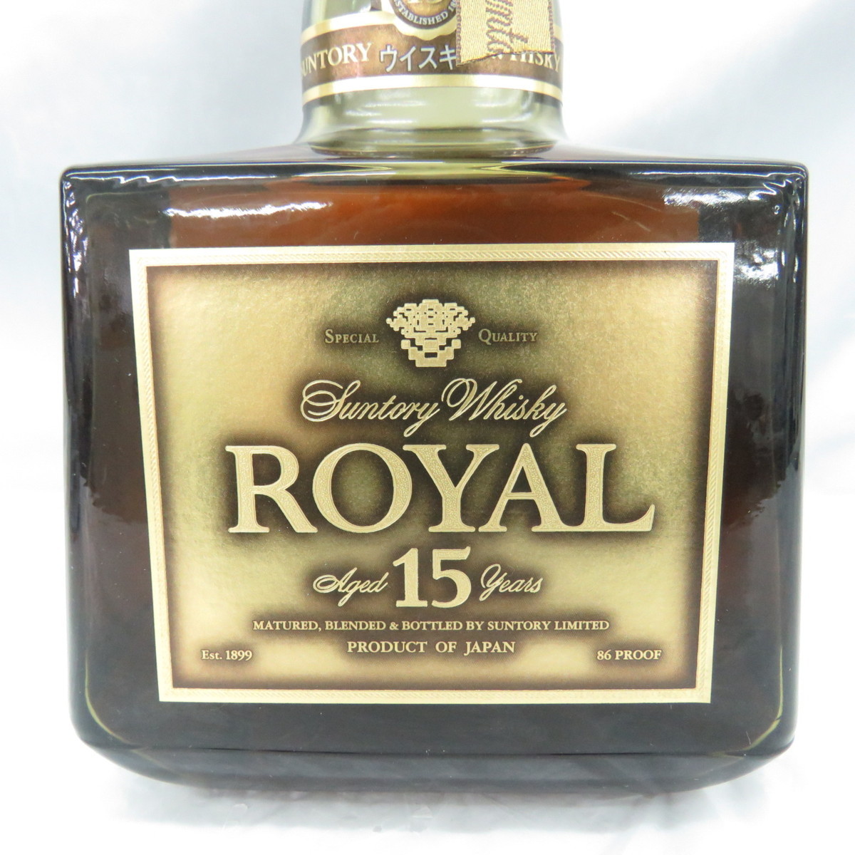 未開栓】SUNTORY サントリー ROYAL ローヤル 15年 ゴールドラベル