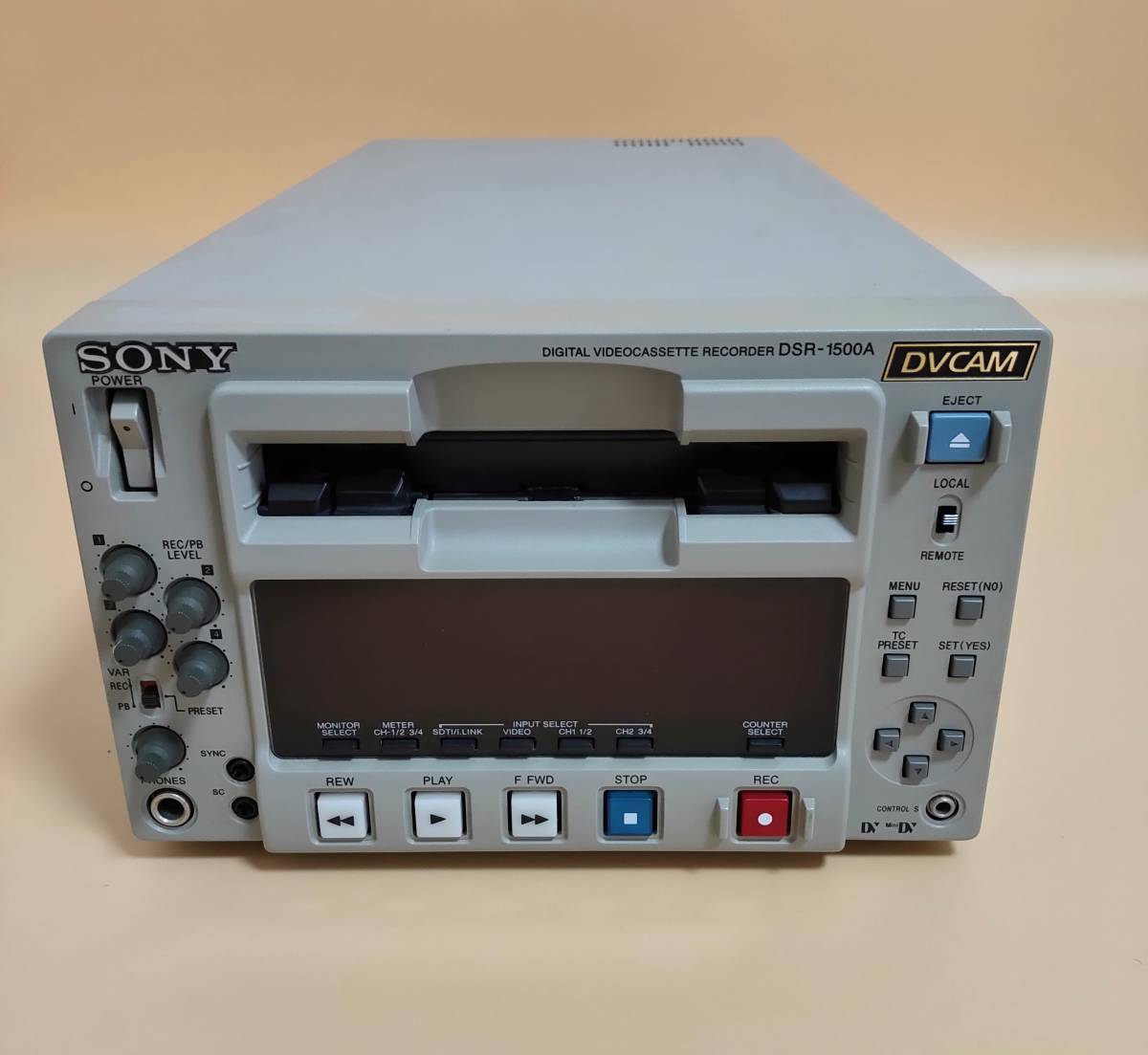 SONY DSR-1500A 業務用DVCAMレコーダー ☆C2003-0049U DSR-1500A DVCAM