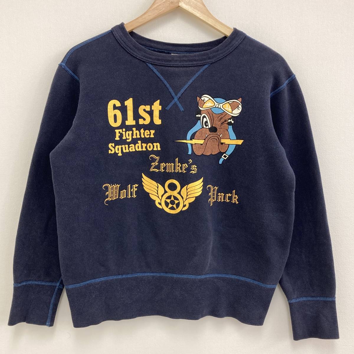 Buzz rickson's 前V ブルドック スウェット ネイビー 紺 Sサイズ Buzz ricksons バズリクソンズ トレーナー 東洋エンタープライズ 1120056
