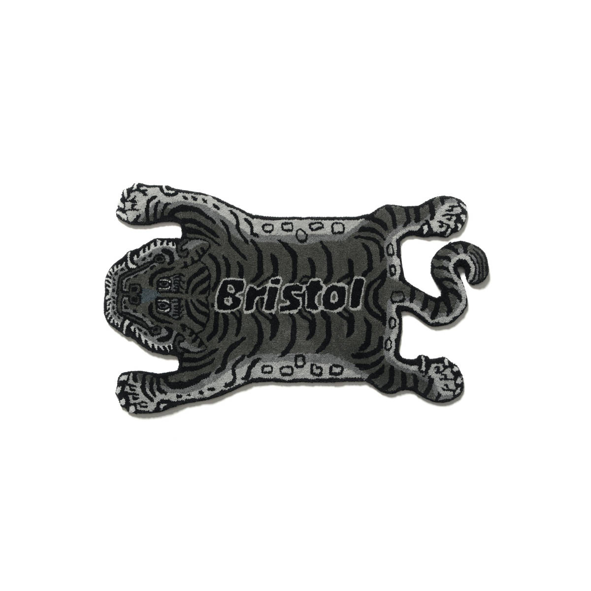 送料無料 FCRB BRISTOL TIGER SMALL RUG MAT BLAK 黒 寅 チベタン 