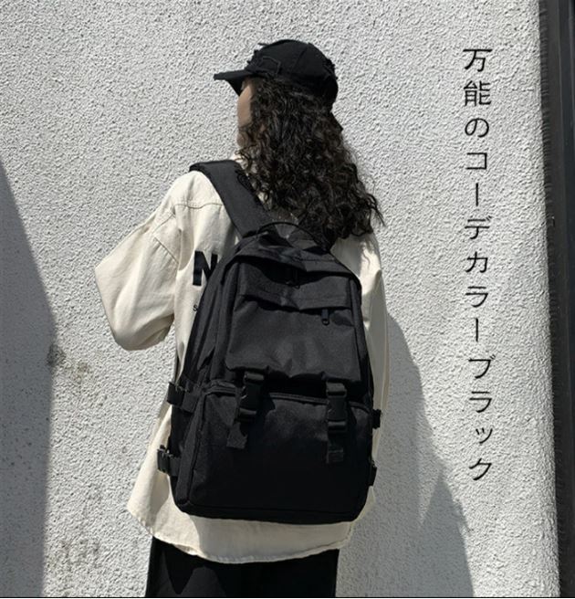 24h以内発送 リュック 大容量 韓国 黒 ブラック おしゃれ Ladies リュックサック デイパック 売買されたオークション情報 Yahooの商品情報をアーカイブ公開 オークファン Aucfan Com