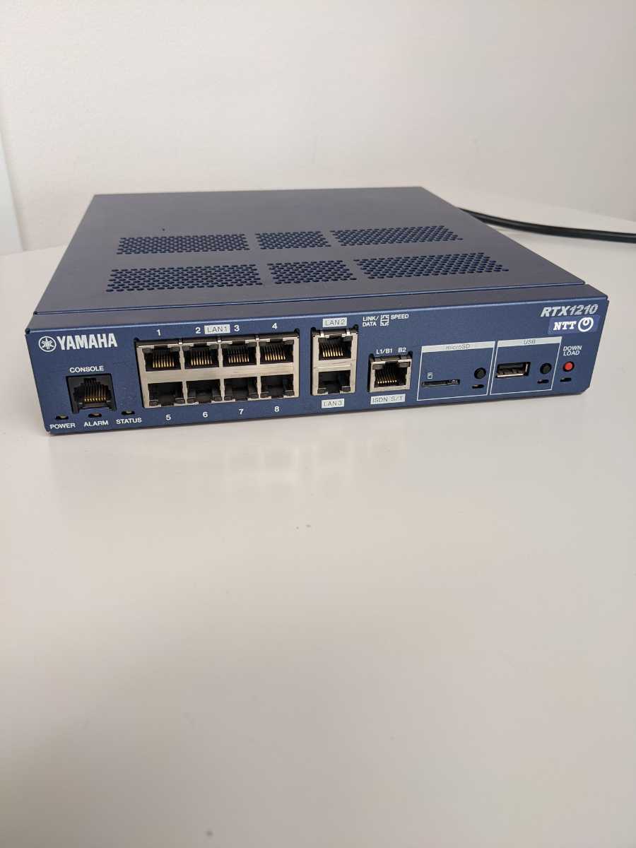 YAMAHA RTX1210 VPNルーター - ○YAMAHA RTX1210 ギガアクセスVPN