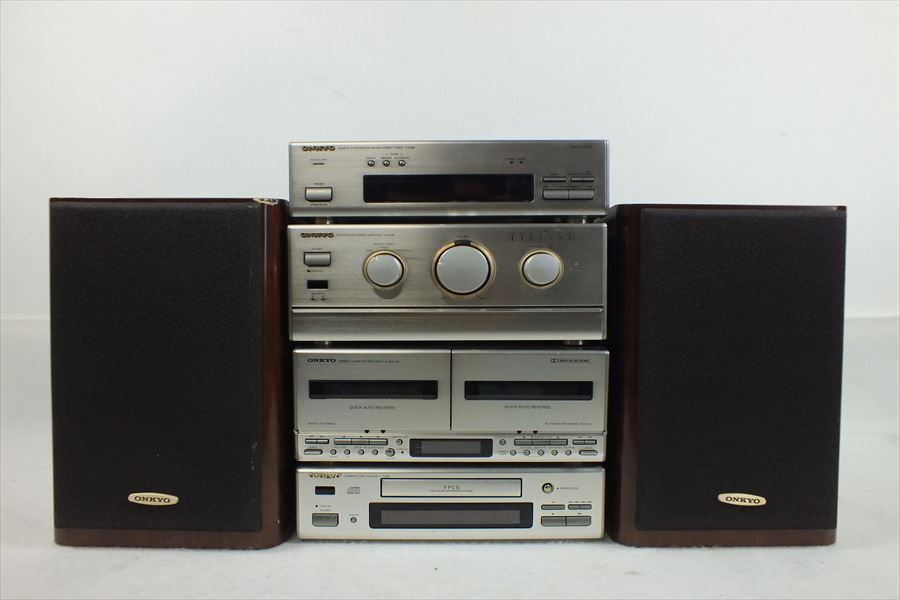 ★ ONKYO オンキョー D-202AX K-W511M C-722M T-422M A-922M システムコンポ 取扱説明書有り 中古 現状品 220401E4050 オンキョー ONKYO C-722M 0 D-202AII&frasl;A-922M&frasl;C-722M&frasl;K-W511M&frasl;MD-110M&frasl;T-422M 音遊び～オーディオの