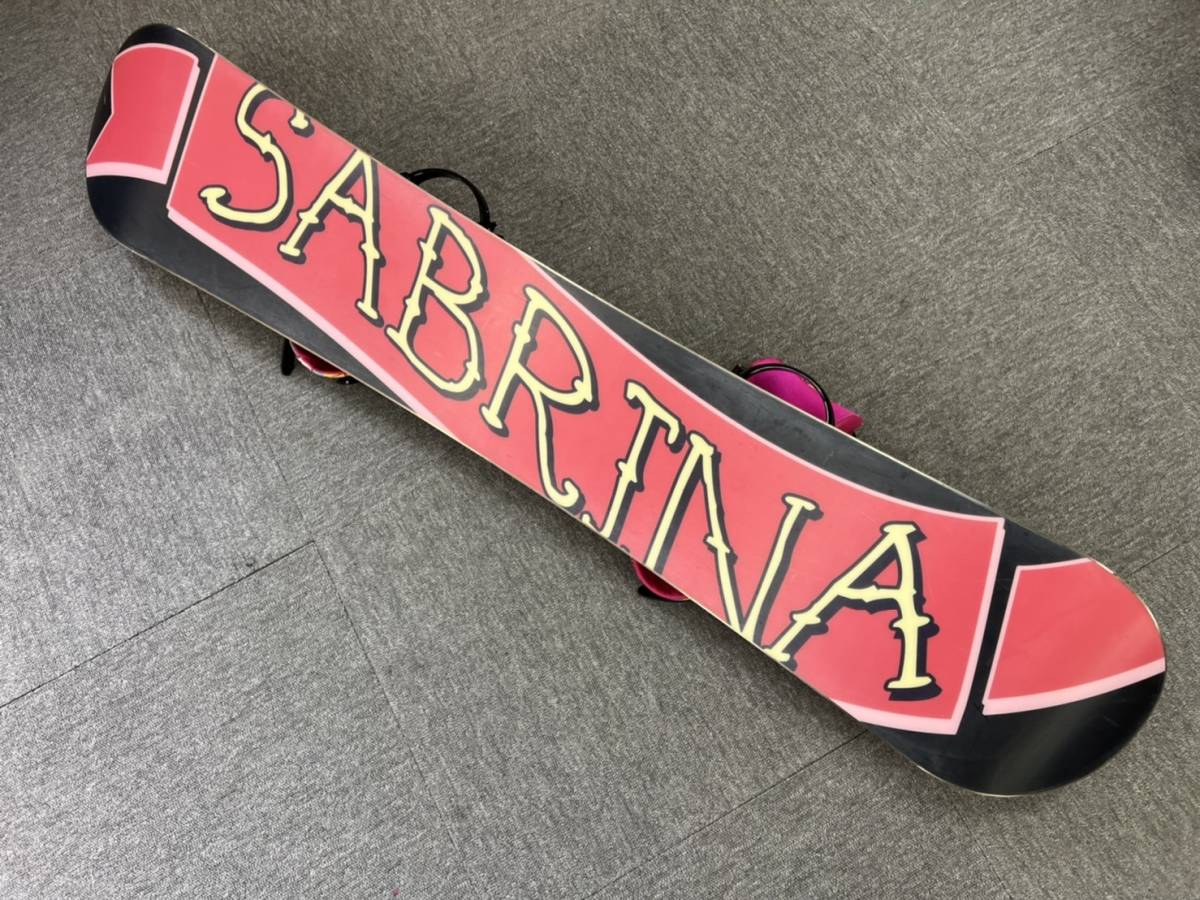 Sabrina heather サブリナヘザー スノーボード 板 144cm ビンディング 