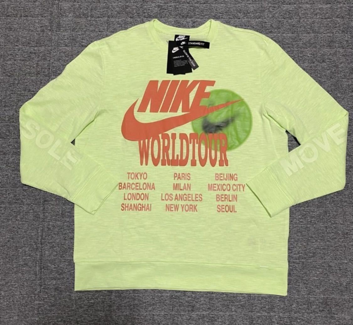 新品 NIKE NSW WORLD TOUR ナイキ ワールドツアー 上下 オレンジ系