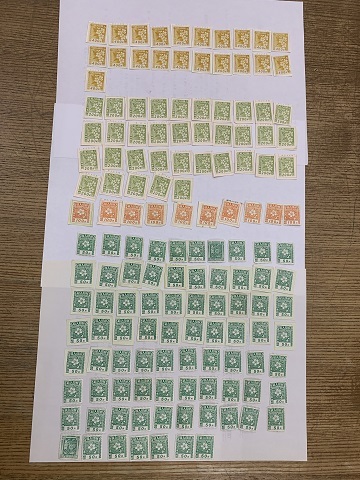 収入印紙 旧デザイン 公式通販 旧柄 1万円 M44927未使用 一覧表収入