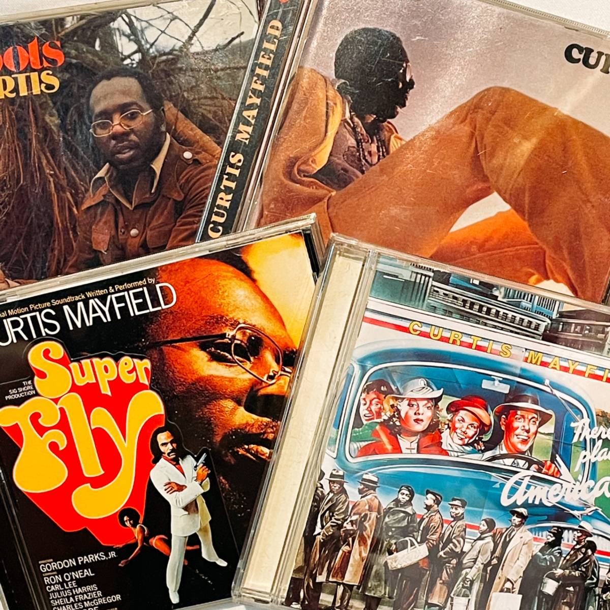 100%新品，正規品 CURTIS MAYFIELD CD 4枚セット カーティス メイフィールド SUPER FLY There's No Place Like アメリカ 日本語 対訳 ブックレット 帯付き(R&B、ソウル)｜売買されたオークション情報、yahooの商品情報を Ru0026B、ソウル