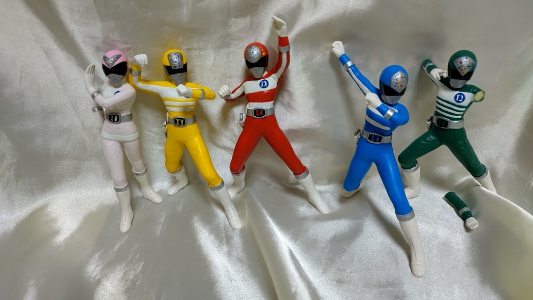 ボークス１/１５電子戦隊デンジマンガレージキット完成品★ポピー　バンダイ　超合金（検）