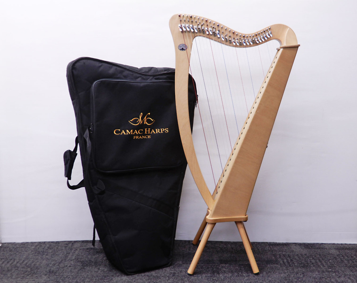 ［希少］CAMAC ハープ　カマック　27弦　B27 HARPS ◯ B) 引取歓迎 CAMAC HARPS B27 Camac Harp ハープ カマック 27弦 for