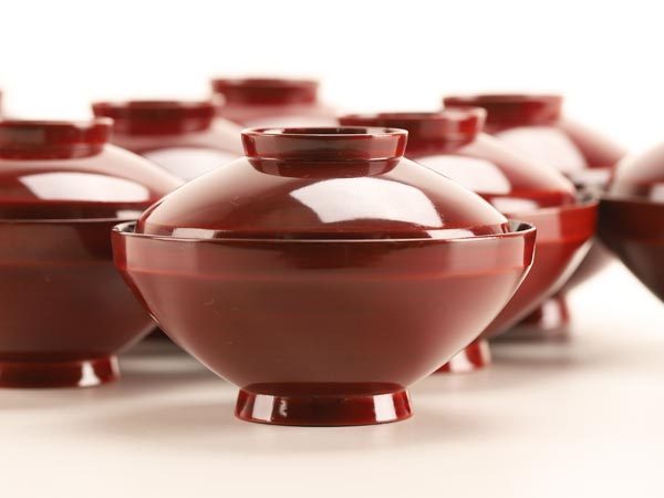 吸物椀 K121302 茶懐石道具 黒塗金蒔絵 蓋裏図替漆器 伝統