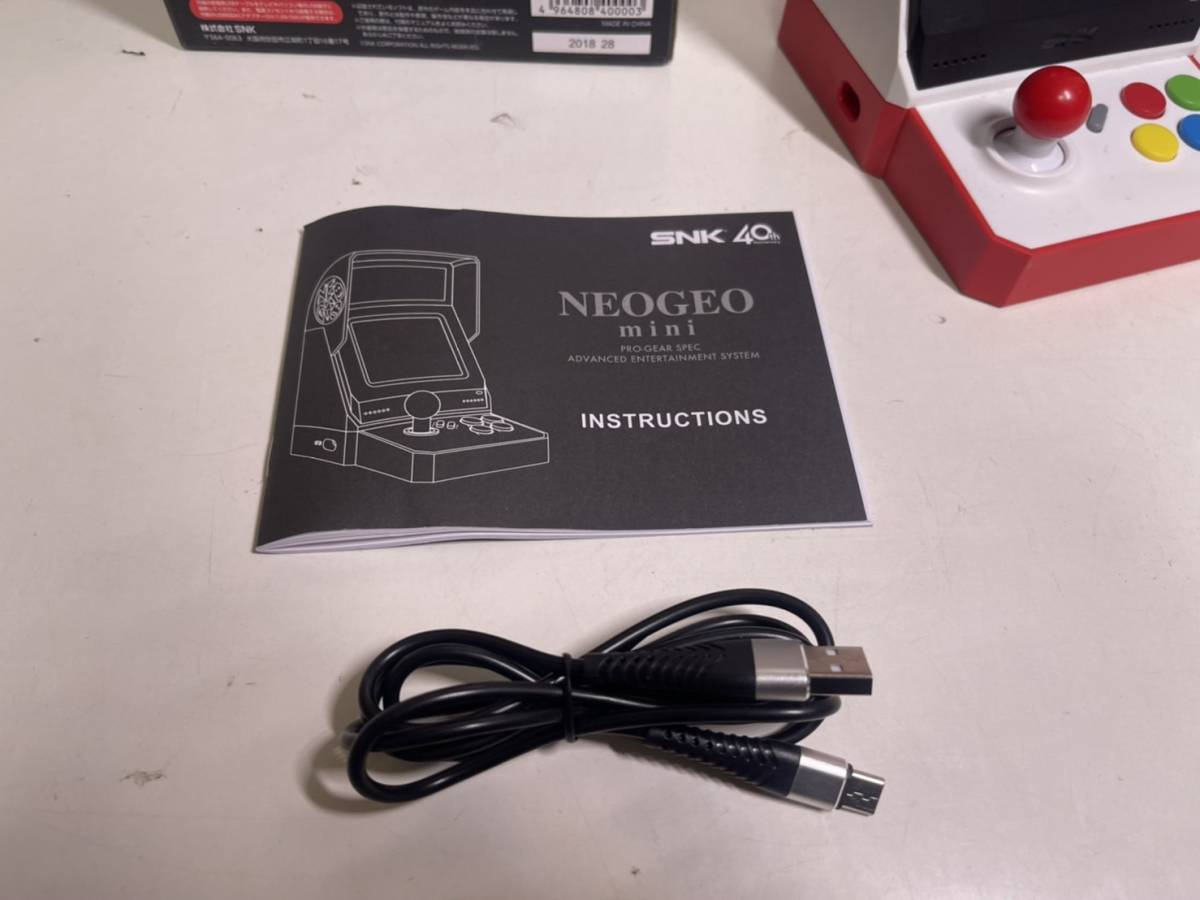 SNK ネオジオミニ NEOGEO mini 本体 コントローラー 2個 未使用 