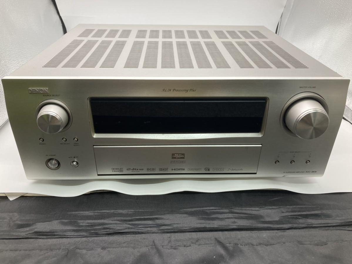 DENON AVC-3808 デノン AVアンプ 通電チェックのみ ジャンク に興味