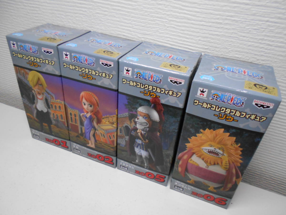 ワンピース コレクタブル ゾウ サンジ ナミ イヌアラシ ネコマムシ 4種 ワーコレ One Piece 売買されたオークション情報 Yahooの商品情報をアーカイブ公開 オークファン Aucfan Com