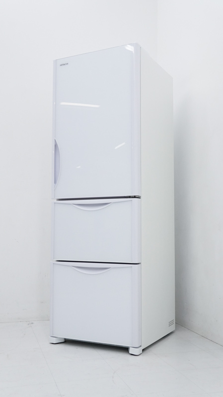 新作登場，限定SALE タカラ電機 日立 R-S38JV ノンフロン冷蔵庫 3ドア 375L 強化ガラスドア ホワイト 真空チルド まんなか野菜 引取可：東村山市(300リットル～)｜売買されたオークション情報、yahooの商品情報をア 300リットル～
