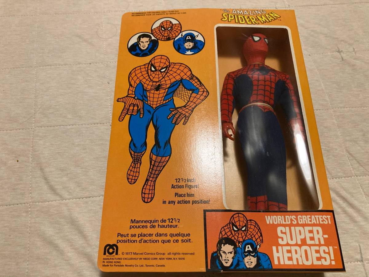 MEGO スパイダーマン 12インチ 70s 美品 未開封 ラージフィギュア メゴ 