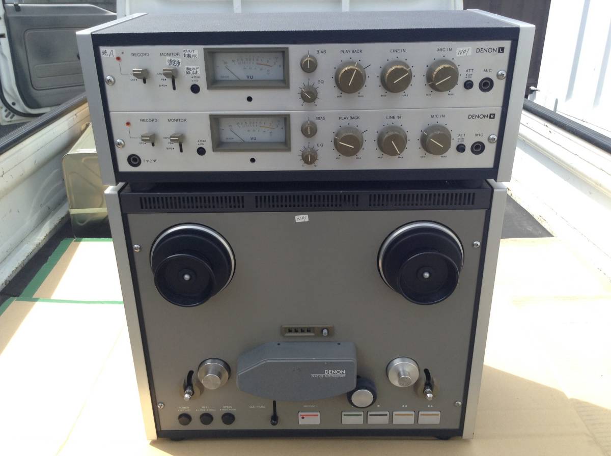 美品！DENON オープンリールデッキ&アンプセット 希少 DH-610s 綺麗  