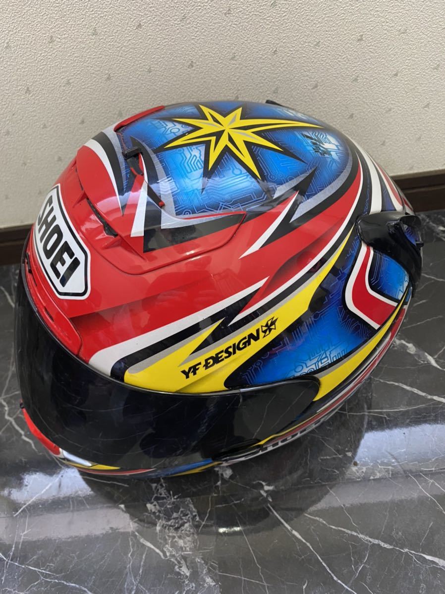 SHOEI ショーエイ フルフェイス ヘルメット 加藤大治郎 レプリカ L 