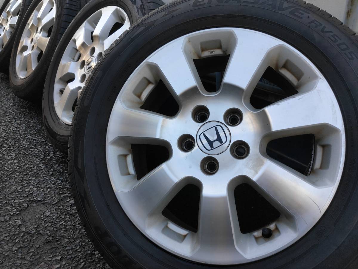  クロスロード外し バリ山タイヤ付純正17インチアルミホイール 215/60R17エナセーブRV505 2019年製 4本セット(ラジアルタイヤ)｜売買されたオークション情報、yahooの商品情報をアーカイブ公開 - 5穴
