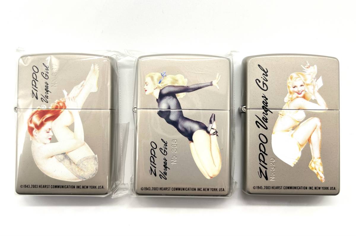 最新作，大人気 ZIPPO ジッポ Vargas Girl ヴァーガスガール オイル ライター 3点セット まとめて A552(その他)｜売買されたオークション情報、yahooの商品情報をアーカイブ公開 - オークファン Zippo