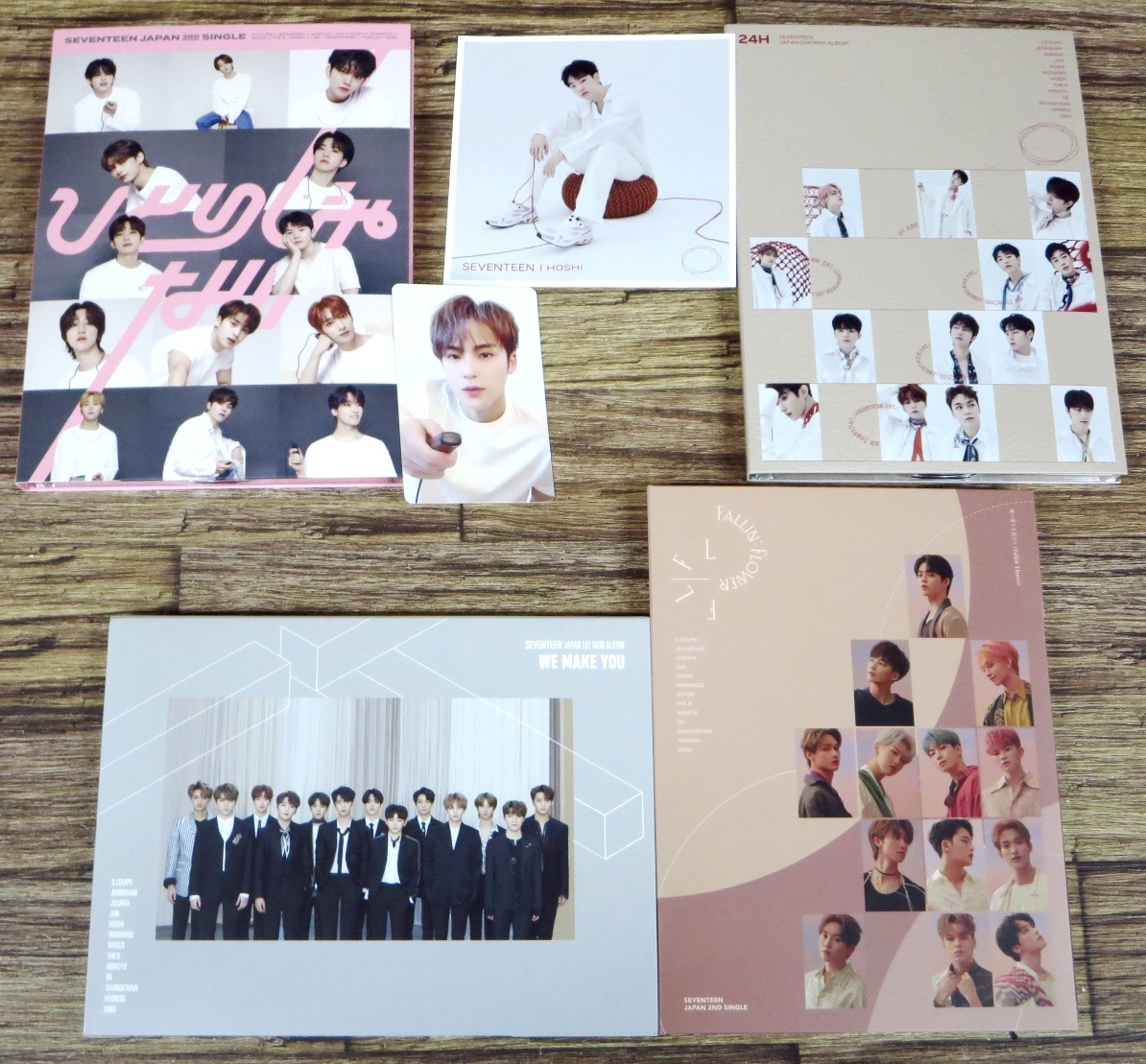 安い，正規品 SEVENTEEN CARAT盤 ひとりじゃない/24H/舞い落ちる花びら/WE MAKE YOU CD+Blu-ray 合計4点セット セブンティーン セブチ z28654(アジアンポップス)｜売買されたオークション情報、yahooの商品情報をアーカ アジアンポップス