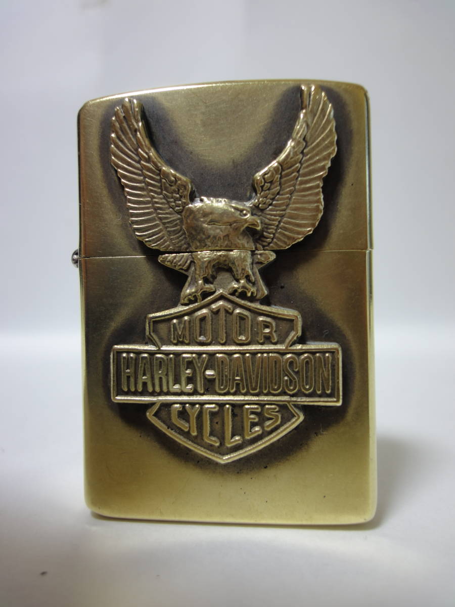 Zippo ジッポライター ハーレーダビッドソン ビッグメタルゴールド 