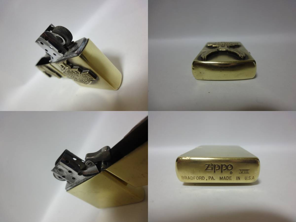 Zippo ジッポライター ハーレーダビッドソン ビッグメタルゴールド 