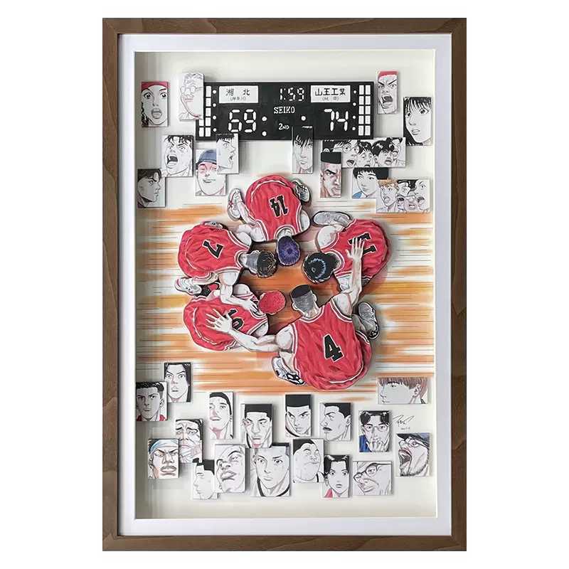 SLAM DUNK』スラムダンク 立体装飾画 絵画 アート 3D 中国限定 数量