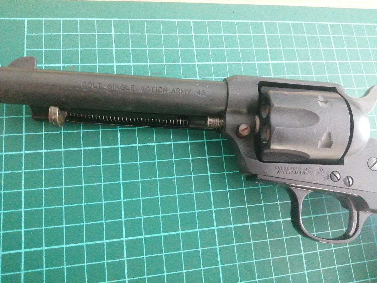 モデルガン 1f-70 ハートフォード SAA パールグリップ インサート横 動作確認済 重さ 638g ヤフネコ