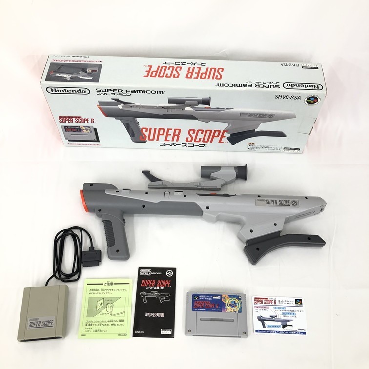 1527917】Nintendo スーパーファミコン スーパースコープ 本体 SHVC